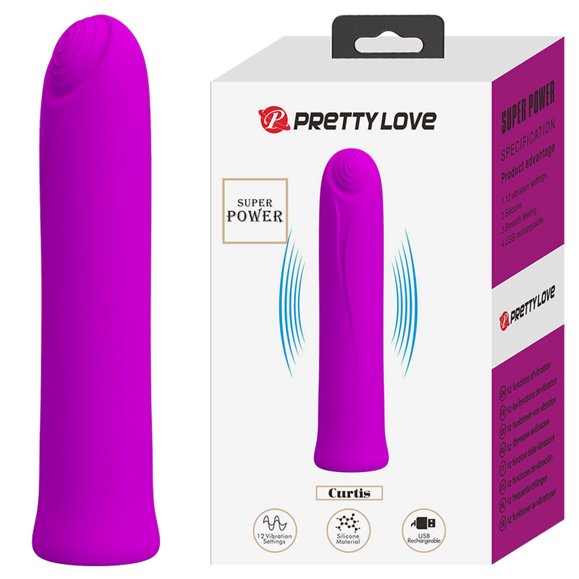 BW-500008 PRETTY LOVE - Curtis, 12 vibration functions Memory function - obrazek 1