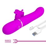 pretty love butterfly clit vibrator pink - galeria 1