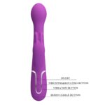 pretty love dejon purple 7 vibration functions 4 thrusting settings 4 rotation functions - galeria 9