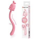 cute bunny flirting stick 7 vibration functions magnetic usb charging - zdjęcie produktu