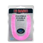 jelly flexible double dong pink - zdjęcie produktu