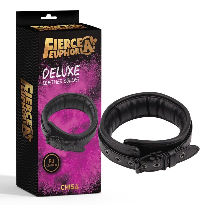 deluxe leather collar - zdjęcie produktu