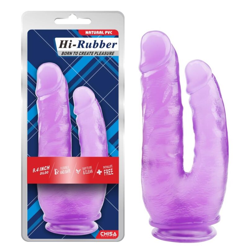 9 4 inch dildo purple - zdjęcie produktu