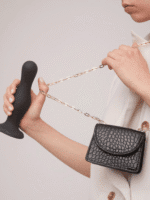 dildo plug curvy xl czarne - galeria 4