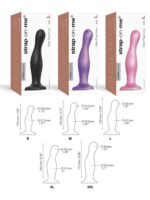 dildo plug curvy xl czarne - galeria 3