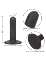 dildo analne boundless 12 cm czarne - galeria 2