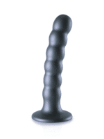 dildo analne ouch beaded g spot 13 cm szare - zdjęcie produktu