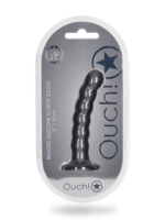 dildo analne ouch beaded g spot 13 cm szare - galeria 5
