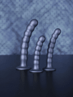 dildo analne ouch beaded g spot 13 cm szare - galeria 1