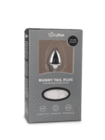 korek analny bunny tail plug bialy - galeria 2