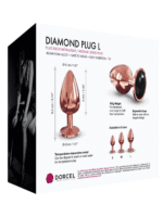 korek analny diamond plug l - galeria 3
