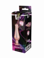 korek analny gleaming love large rozowo zloty - galeria 4