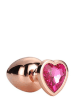 korek analny gleaming love m rozowe zloto - galeria 1