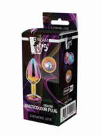 korek analny gleaming love medium wielokolorowy - galeria 1