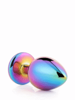 korek analny gleaming love medium wielokolorowy - galeria 2