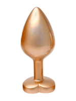 korek analny gleaming love medium zloty - galeria 2