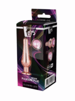 korek analny gleaming love rozowe zloto m - galeria 4