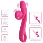 pretty love love romance beau snail rabbit hot pink - galeria 1