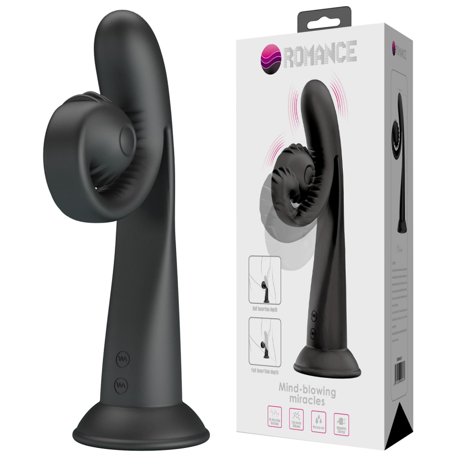 MC61-1_01 PRETTY LOVE - Love Romance Selma Snail Rabbit – Black - obrazek 1