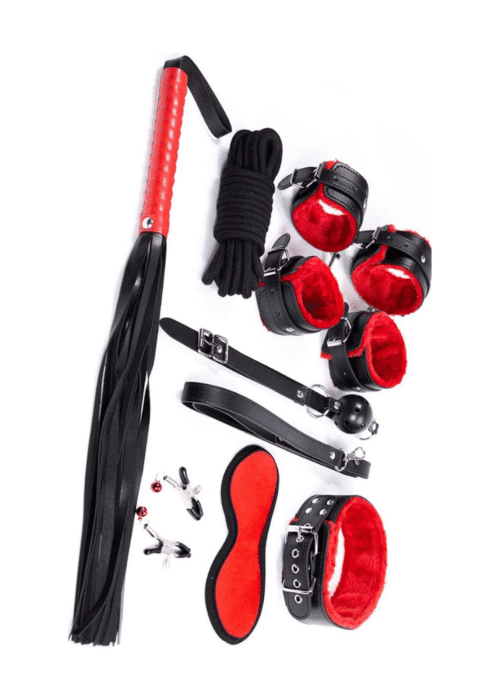 zestaw fetish fever advanced czerwono czarny - zdjęcie produktu