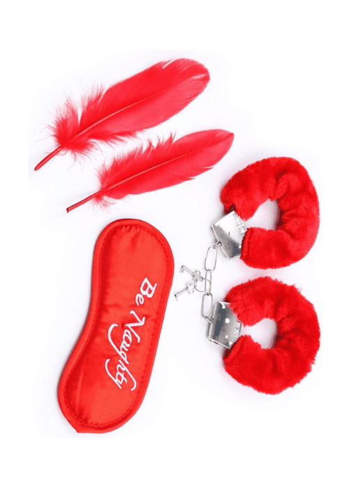 zestaw fetish fever bondage czerwony - zdjęcie produktu