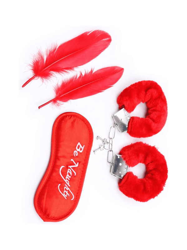 zestaw fetish fever bondage czerwony - zdjęcie produktu