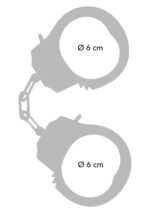 metal handcuffs black - galeria 4