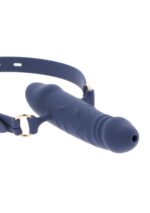 silicone breathable penis gag blue - galeria 10