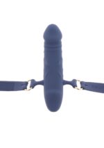 silicone breathable penis gag blue - galeria 11