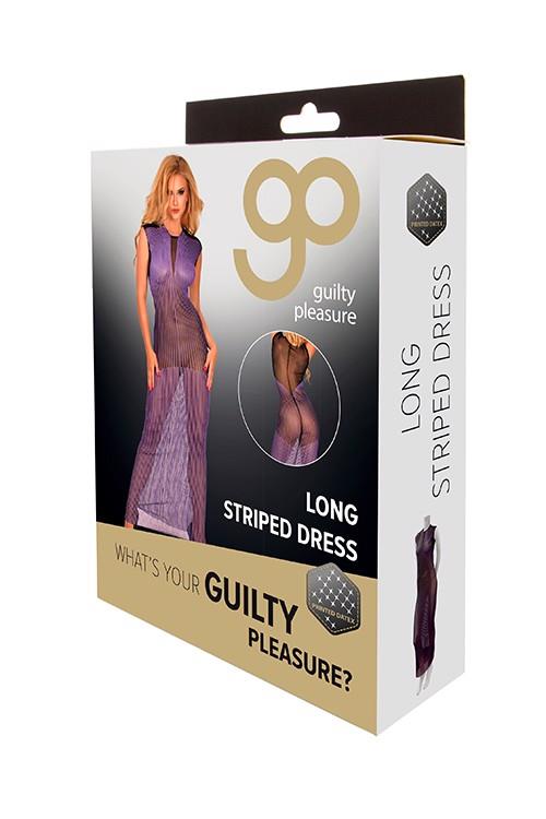 35-710055PURXL Sukienka Romi fioletowa - obrazek 1