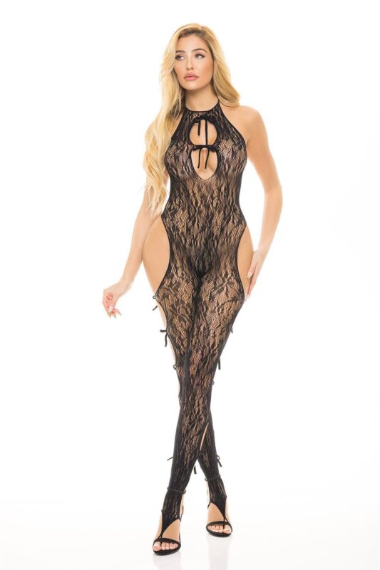 bodystocking jorellea czarne one size - zdjęcie produktu