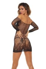 sukienka sirelaya czarna one size - galeria 1
