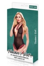 kostium teachers pet thru 2 czesciowy czerwona kratka - galeria 3