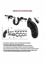 model 02 chastity 3 5 cock cage black - galeria 3