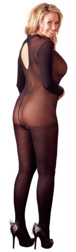 bodystocking velana otwarte czarne xl xxl - galeria 4