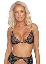 komplet bielizny bra suspender set czarny 2 - zdjęcie produktu