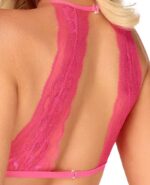 komplet bielizny bra set rozowy - galeria 3