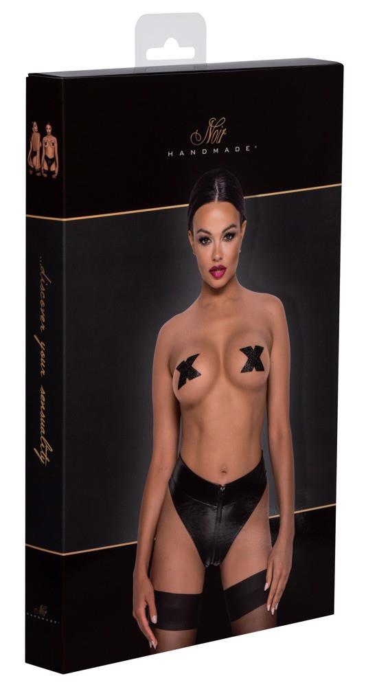 42-23110381021 Stringi Valynia na zamek czarne - obrazek 1