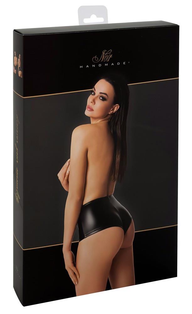 42-23114611051 Szorty winylowe Nirevia czarne - obrazek 1