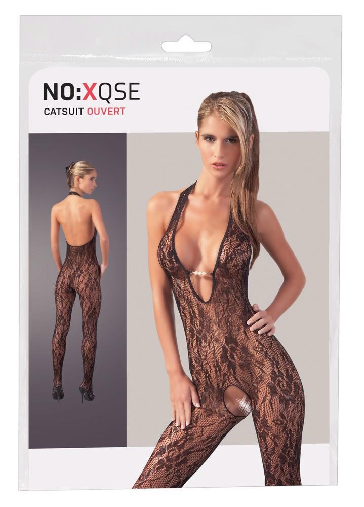 42-25501721131 Bodystocking Delyssa otwarte czarne - obrazek 1