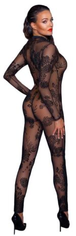 kostium noir jumpsuit flock czarny - galeria 5