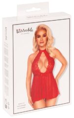 koszulka nocna i stringi vessa czerwona - zdjęcie produktu