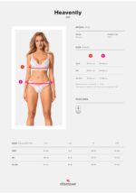 komplet bielizny heavenlly 2 czesciowy bialy - galeria 6