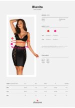 komplet bielizny blanita 2 czesciowy czarny - galeria 6