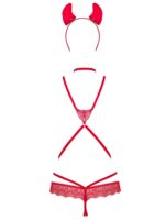 kostium evilia body czerwone l xl - galeria 5