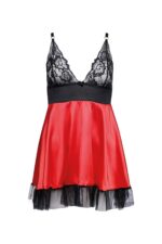 koszulka nocna lisbeth czerwona l xl - galeria 2