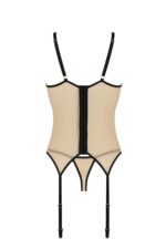 gorset i stringi daisy bezowe - galeria 3