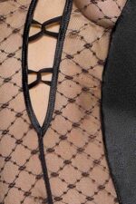 gorset i stringi dallas czarny - galeria 2