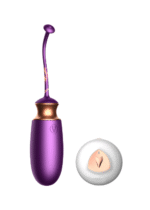 jajko bezprzewodowe vibrating silicone love egg fioletowe - zdjęcie produktu