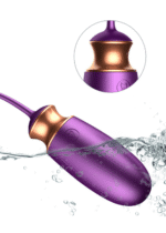 jajko bezprzewodowe vibrating silicone love egg fioletowe - galeria 2